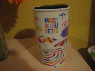 Starbucks 2017 Massachusetts 12oz Double Wall Ceramic Travel Mug - Sold on eBay Feb, 2nd 2020 for $49.99