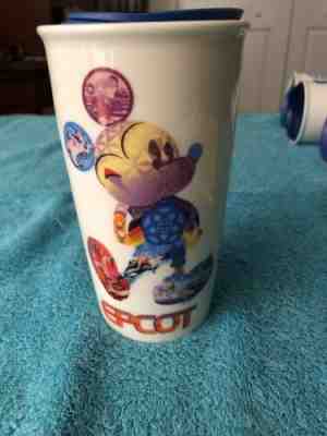 NEW STARBUCKS DISNEY Mickey Epcot  Travel Tumbler Coffee Mug Cup 2018. - Sold on eBay Feb, 4th 2020 for $40.00