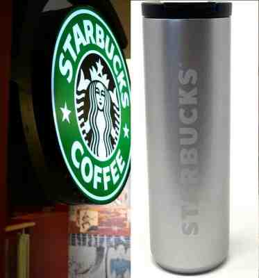 RARE Starbucks 16 oz Vacuum Insulated Stainless Steel Tumbler - Hot/Cold 4 Hrs! - Sold on eBay Feb, 3rd 2020 for $23.99