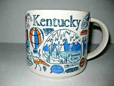 Starbucks 2018 KENTUCKY Coffee Tea Cup Mug BEEN THERE SERIES 14 fl oz / 414 ml - Sold on eBay Feb, 3rd 2020 for $29.99