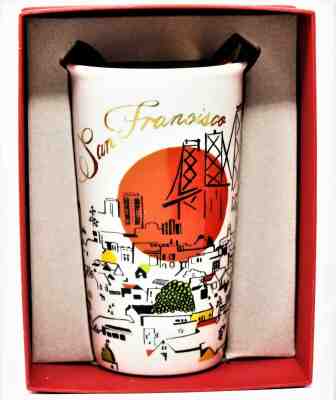 Starbucks 2015 San Francisco Local Collection To Go Cup Mug Tumbler 12 OZ NEW