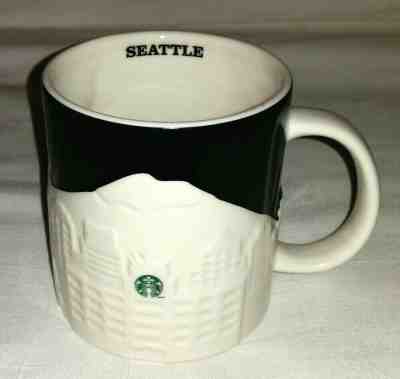 Starbucks Mug Embossed Seattle 2012 Collector Series City Relief 16 Oz No Box - Sold on eBay Feb, 3rd 2020 for $24.99