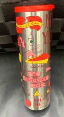 Starbucks NEW YORK KNICKERBOCKER STATE Stainless Steel 16oz Slim Tumbler NEW  - Sold on eBay Feb, 3rd 2020 for $27.95
