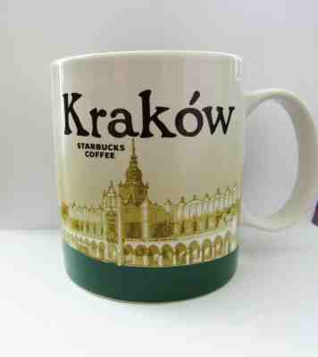 Starbucks Coffee Mug KRAKOW Global City Icon Collector Series 16 oz. 2016 - Sold on eBay Feb, 3rd 2020 for $29.95