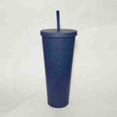 Starbucks Reserve Matte Blue Pattern Acrylic Cold Cup 24 oz Travel Cup Tumbler  - Sold on eBay Feb, 3rd 2020 for $29.95