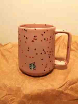 Starbucks 2020 Valentines Mug 14 Oz Pink With Hearts - Sold on eBay Feb, 3rd 2020 for $29.99