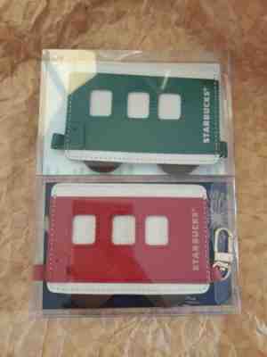 Starbucks Korea Parade Green And Red Card Case Set Of 2 Limited Edition No Card - Sold on eBay Feb, 3rd 2020 for $30.00
