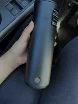 Starbucks Metal Tumbler Matte Black Design Vacuum Insulated Tumbler Lid 20 oz  - Sold on eBay Feb, 3rd 2020 for $38.00