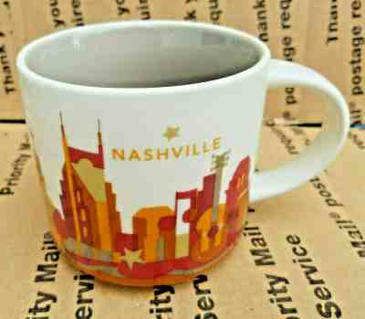 Starbucks Nashville Tennessee Coffee Mug You Are Here YAH 2012 Cup 14 oz - NEW - Sold on eBay Feb, 3rd 2020 for $24.97