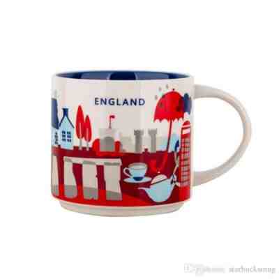 Starbucks England You Are Here Mug London Stonehenge Cotswolds - Sold on eBay Feb, 3rd 2020 for $21.25