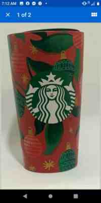 Starbucks 2019 Ceramic Holiday Traveler 12oz Tumbler Mug Christmas NEW SALE - Sold on eBay Feb, 3rd 2020 for $22.00