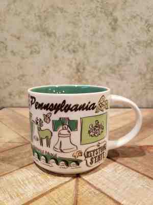 Starbucks Pennsylvania Been There Series Across The Globe Collection 14oz Mug - Sold on eBay Feb, 3rd 2020 for $28.00