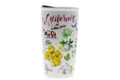 Starbucks California Ceramic Double Wall Tumbler Golden State Motif - Sold on eBay Feb, 2nd 2020 for $29.69