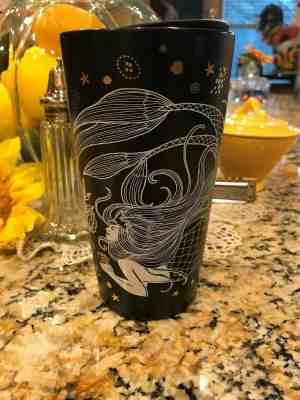 Starbucks 2019 Mermaid Ceramic Travel Mug  12oz - LIMITED EDITION! NEW! - Sold on eBay Feb, 2nd 2020 for $27.50