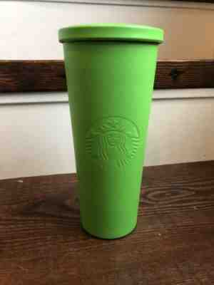 STARBUCKS 2015 Lime Green MATTE VENTI Stainless Steel Cold Cup 24 OZ - Sold on eBay Feb, 2nd 2020 for $28.00