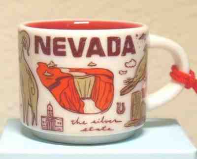 [Free Shipping] NWB Starbucks NEVADA Been There Series MUG 2 oz - Sold on eBay Feb, 2nd 2020 for $21.50