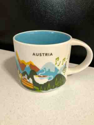 2018 Starbucks Austria YOU ARE HERE Collection Coffee Mug Cup in Gift Box - Sold on eBay Feb, 5th 2020 for $40.00