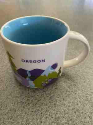 STARBUCKS You Are HERE OREGON Collectors Edition Mug 14 oz Coffee Cup Mug - Sold on eBay Feb, 5th 2020 for $23.00