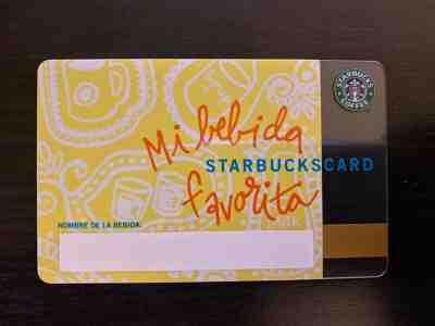 Rare Mi Bebida Favorita Starbucks Card Pin Covered Unwritten on - Sold on eBay Feb, 5th 2020 for $190.00