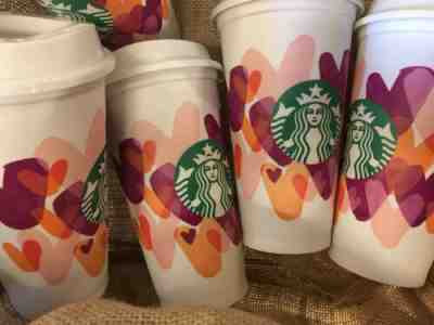 4 Starbucks Valentine 2020 Reusable Cups New - Sold on eBay Feb, 5th 2020 for $24.95