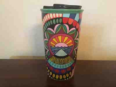 Starbucks Coffee Jessie & Katie 12oz Double Wall Ceramic Tumbler Limited Edition - Sold on eBay Feb, 5th 2020 for $25.50