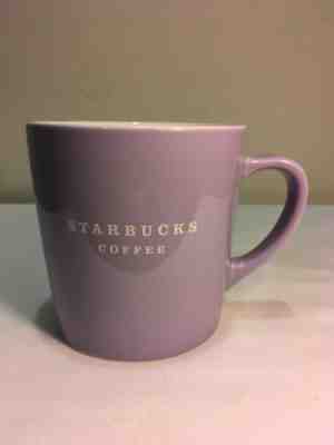 Rare 2004 Starbucks Purple Lavender Lilac Coffee Mug Cup White Lettering 14 Oz - Sold on eBay Feb, 5th 2020 for $20.00