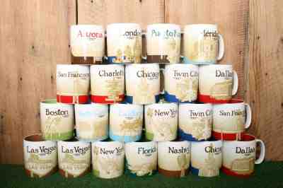 Lot of 22 STARBUCKS Global Icon Collector City State Country Coffee Cups Mugs - Sold on eBay Feb, 5th 2020 for $359.95