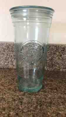 Starbucks Recycled Glass 20oz Venti Cold Cup Tumbler w/ Lid No Straw - Sold on eBay Feb, 5th 2020 for $52.00
