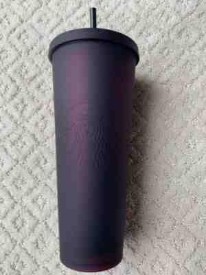 NEW *RARE* STARBUCKS FALL HALLOWEEN 2019 PURPLE BLACK CHERRY TUMBLER CUP - Sold on eBay Feb, 4th 2020 for $69.95