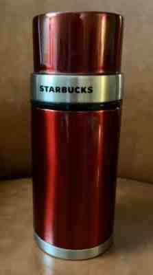 2008 Starbucks Thermos Red 17oz Travel Cup Hot Cold Stainless Steel - Never Used - Sold on eBay Feb, 4th 2020 for $22.50