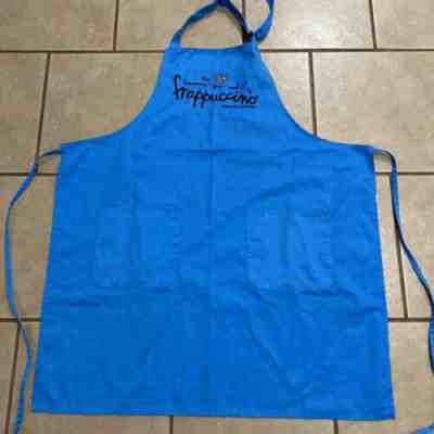 Starbucks Coffee Light Blue Frappuccino Apron Employee 2 Pocket Adjustable - Sold on eBay Feb, 4th 2020 for $29.99