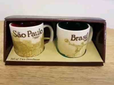 Starbucks Brasil And Sao Paulo Demitasse Mug Set, 3 oz. New, Never Used! - Sold on eBay Feb, 4th 2020 for $29.99