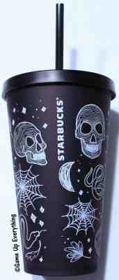 Starbucks Halloween 2019 Skull 16 Oz Tumbler Cup Purple/Black (NEW) - Sold on eBay Feb, 4th 2020 for $55.00