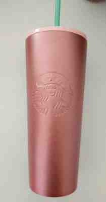 NEW STARBUCKS 2019 HOLIDAY COLD CUP PINK OMBRÉ STAINLESS STEEL TUMBLER 24 fl oz - Sold on eBay Feb, 4th 2020 for $20.95