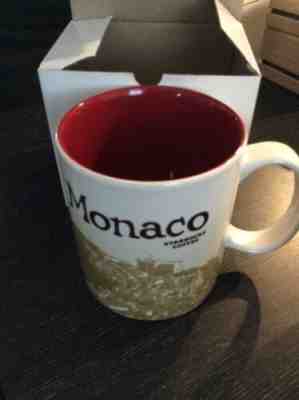 NIB Starbucks RARE MONACO City Picture Collection Coffee Mug - Sold on eBay Feb, 4th 2020 for $89.00