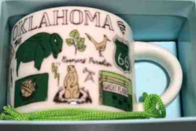 Starbucks OKLAHOMA Ornament Been There 2 Oz Espresso Mug - Sold on eBay Feb, 4th 2020 for $22.95