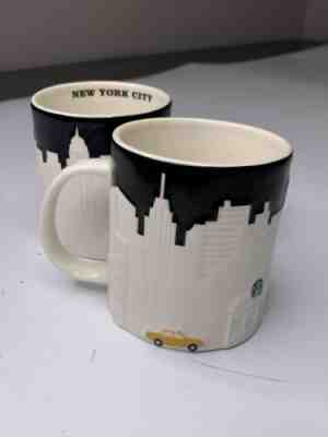 Lot Starbucks Coffee Mug New York City NYC Skyline Taxi Collector Series 2012 - Sold on eBay Feb, 4th 2020 for $24.99