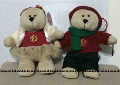 Starbucks Coffee Bearista BOY & GIRL SET bear 2014 w tag XMAS Christmas Thailand - Sold on eBay Feb, 4th 2020 for $99.00
