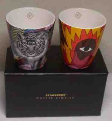 NWB Starbucks Espresso Cups set 1-2 Demi Taste Cups 2018 Tiger - Sold on eBay Feb, 2nd 2020 for $39.99