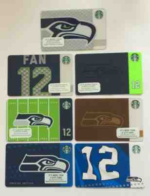Starbucks Gift Card. SEATTLE SEAHAWKS 2013-19. Mint. Worldwide shipping. - Sold on eBay Feb, 7th 2020 for $46.99