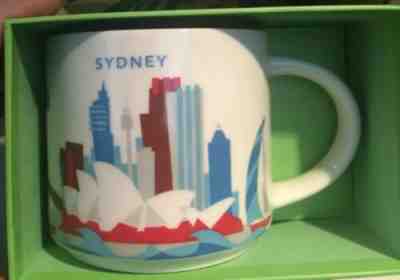 Starbucks SYDNEY Australia Mug You are Here Collection Series NEW in Box - Sold on eBay Feb, 7th 2020 for $49.99