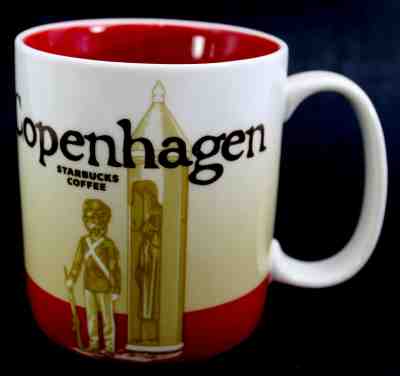 Starbucks City Mug Cup Global Icon Series Copenhagen Denmark 16oz  - Sold on eBay Feb, 7th 2020 for $58.10