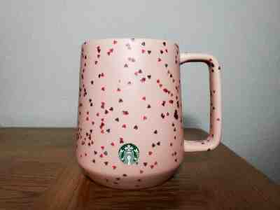NEW 2020 Limited Release Valentines Day Starbucks Ceramic Pink Heart Mug IN HAND - Sold on eBay Feb, 7th 2020 for $34.95