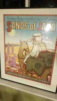 Starbucks, Garry Trudeau Signed "Sands Of Java" Poster 94/1500 - Sold on eBay Feb, 7th 2020 for $52.00
