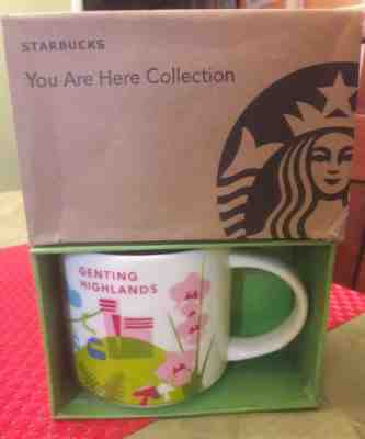 NIB With SKU STARBUCKS GENTING HIGHLANDS, MALAYSIA You Are Here (YAH) 14 Oz Mug - Sold on eBay Feb, 7th 2020 for $42.00