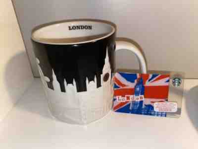 Starbucks Relief Black London England Mug+ Bonus Big Ben Card.NEW!US seller!! - Sold on eBay Feb, 7th 2020 for $37.00
