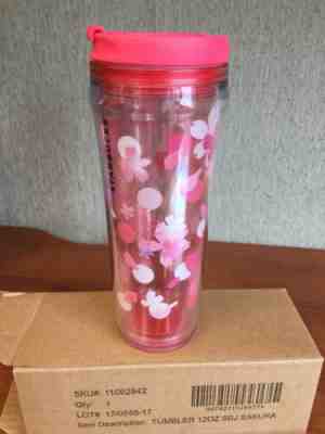 Nib New In Box Sakura Cherry Blossom 12 Oz Ounces Tumbler Starbucks Cup Limited - Sold on eBay Feb, 6th 2020 for $40.00