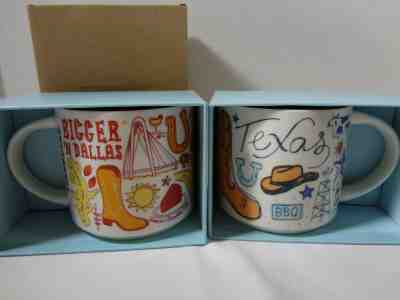 2 Starbucks Been There Series Coffee Mugs Dallas & Texas  14oz. Condition is New - Sold on eBay Feb, 6th 2020 for $32.95