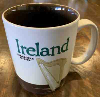 Starbucks Ireland Mug Global Icon City Collector Series Eire Harp Cliffs 16 oz. - Sold on eBay Feb, 6th 2020 for $39.99