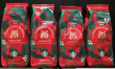 4-Starbucks Christmas Blend Ground Coffee Vintage 2019 Sumatra Dark Exp:05/10/20 - Sold on eBay Feb, 6th 2020 for $33.99
